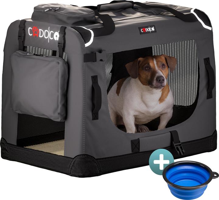 Immagine prodotto Cadoca Trasportino per Animali S/M/L/XL/XXL (Cane, Traspirante, Pieghevole)