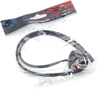 Image du produit Phobya Thermocapteur In-Line 2x G1/4 filetage femelle noir mat