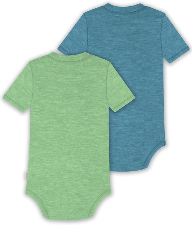 Produktbild Normani 2er Set Baby Merino Kurzarmbody „Tihoi" - 9321 (86)