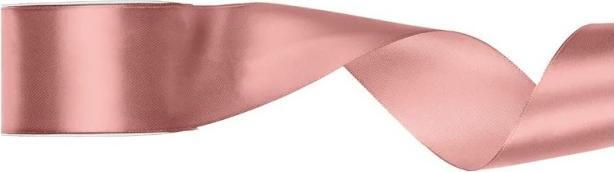 Actual product image Partydeco Gift ribbon satin ribbon dusky pink 50mm / 25 metres