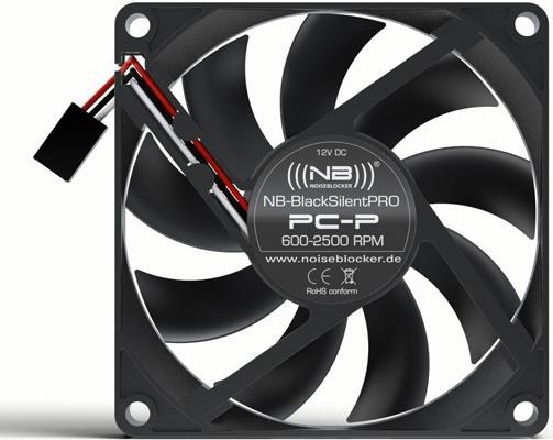 Produktbild Noiseblocker NB-BlacksilentPRO P-1 (80 mm, 1 x)