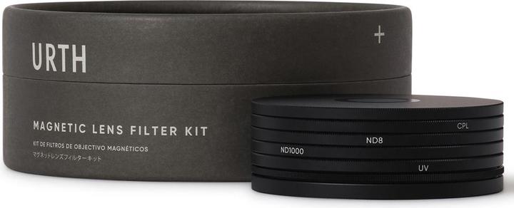 Actual product image Urth 77mm Magnetic Essential Kit (Plus+) (UV+CPL+ND8+ND1000) (UV filter)