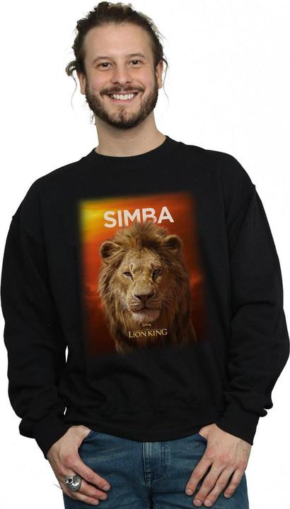 Actual product image Disney Mens The Lion King Movie Adult Simba Poster Sweatshirt (XL)