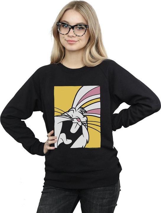 Actual product image Looney Tunes Womens/Ladies Bugs Bunny Laughing Sweatshirt (XXL)