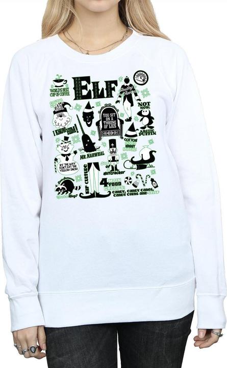 Produktbild Elf Infographic Poster Sweatshirt (M)