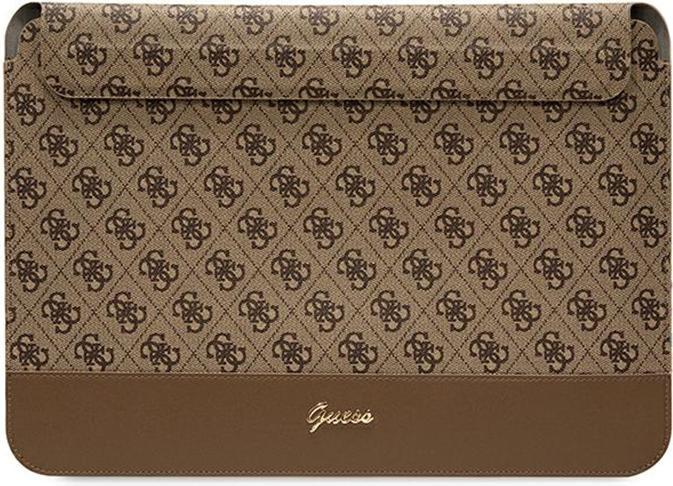 Guess bag for laptop 14" GUCS14PS4SGW brown Comp Sleeve U 4G Stripe Metal Logo (14")
