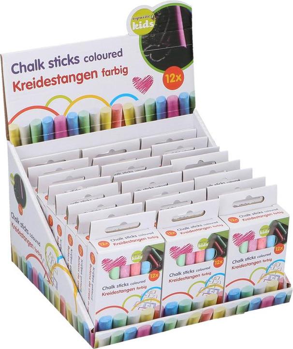 Produktbild Topwrite Kids Farbige Schule Kreide (Mehrfarbig, 12 x)