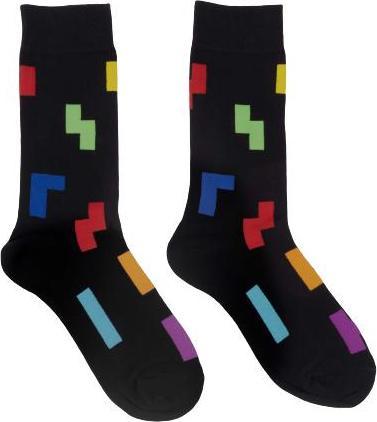 Actual product image Itemlab Tetris pack de chaussettes Tetriminos Pattern (Single pack, One size)