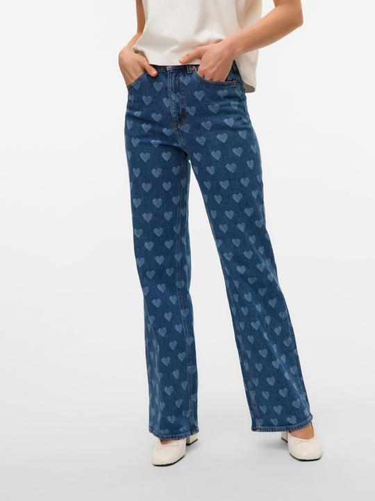 Produktbild Vero Moda VMTESSA Hohe Taille Weiter Beinschnitt Jeans Weit geschnitten (W27/L32)