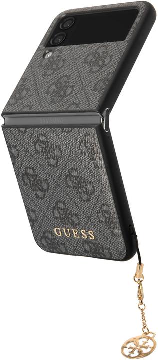 Produktbild Guess GUHCZF4GF4GGR F721 Z Flip 4 szary/grey hardcase 4G Charms Collection (Samsung Galaxy Z Flip4)