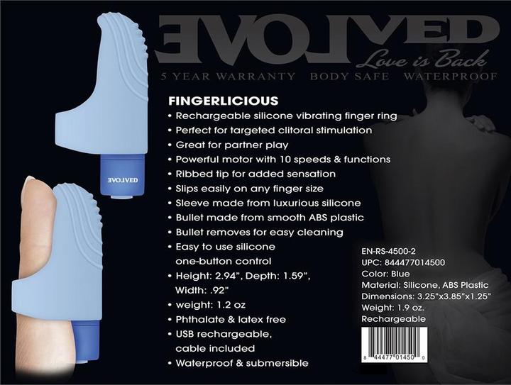 Image du produit Evolved Mini Vibrator "Fingerlicious"