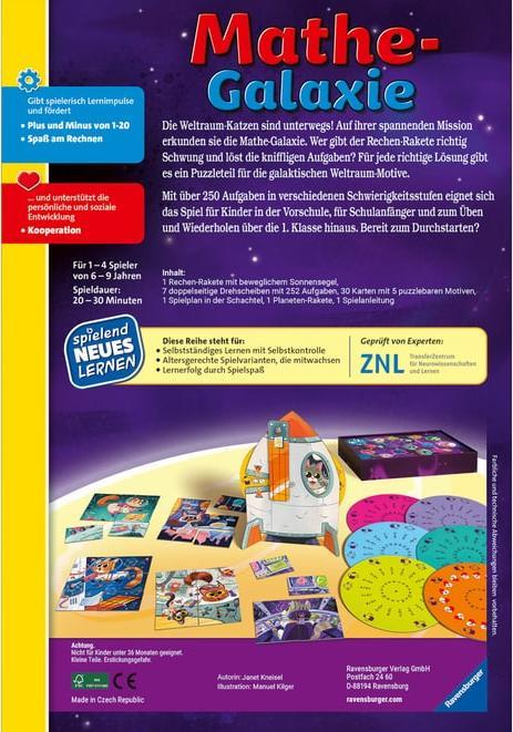 Actual product image Ravensburger Maths galaxy (German)
