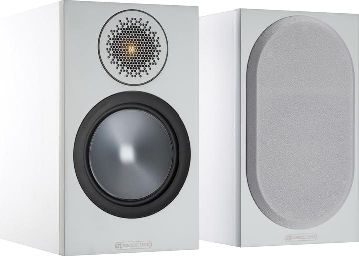 Monitor Audio Regallautsprecher Paar Bronze 50 Weiss (1 Paar, 80 W)