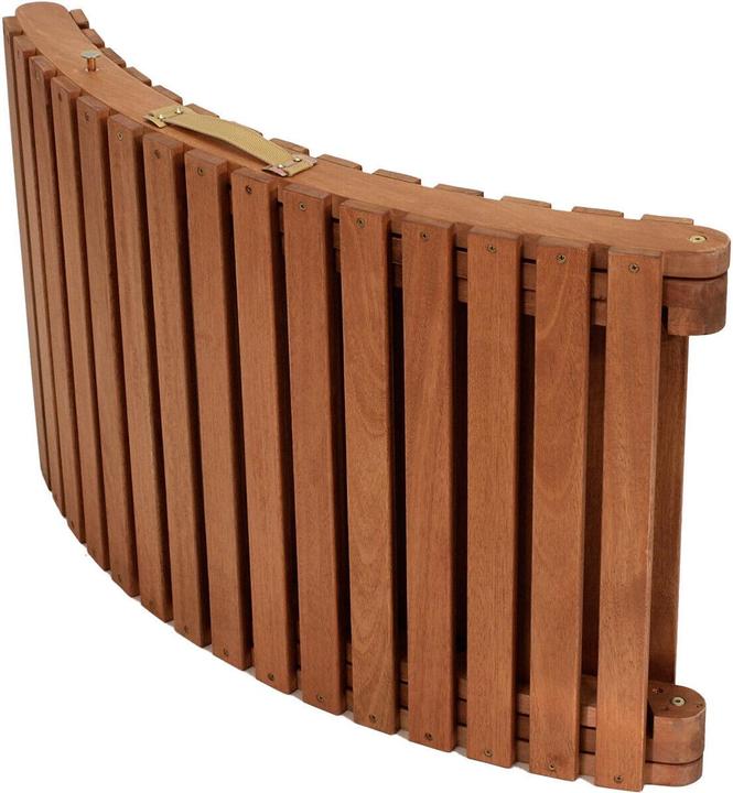 Produktbild Degamo Klappliege IPANEMA, Akazie geölt, mit Auflage rot (183 cm)