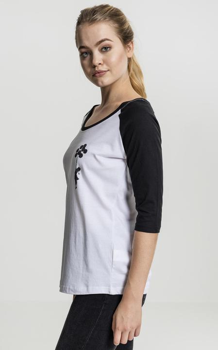 Actual product image Merchcode Ladies Brandalised - Banksy's Graffiti Balloons Raglan Tee (S)