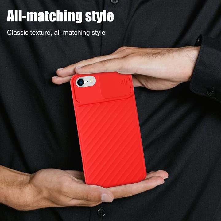 Immagine prodotto Cadorabo Cover in TPU con protezione della fotocamera (Apple iPhone 7, Apple iPhone SE (seconda generazione))