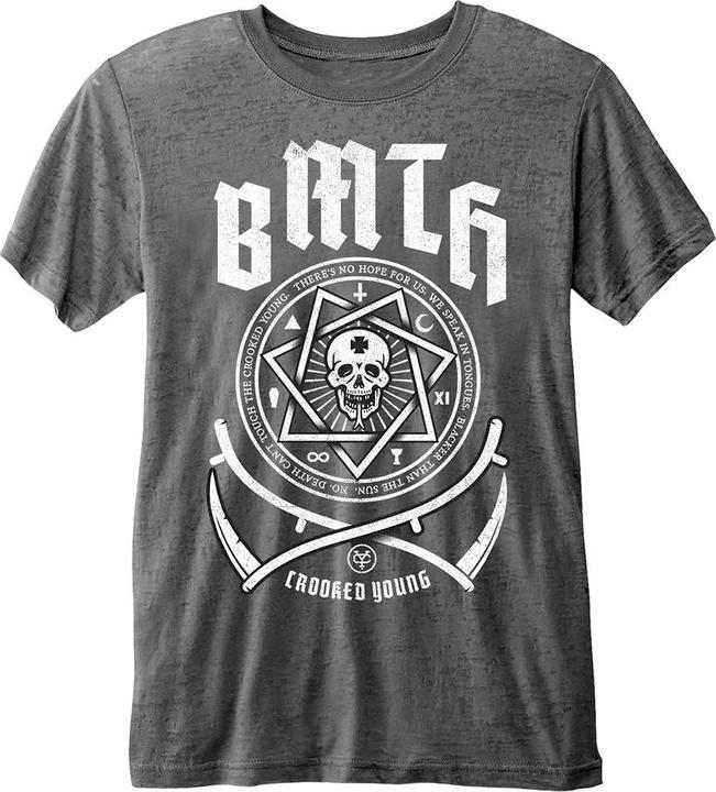 Image du produit Bring Me The Horizon Unisexe Adulte Crooked Young Burnout T-shirt (M)