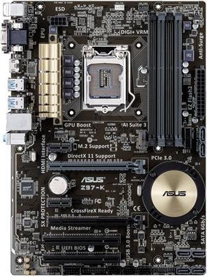 Produktbild ASUS Z97-K (LGA 1150, Intel Z97, ATX)