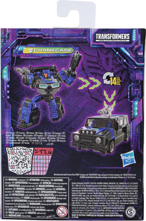 Produktbild Transformers Spielzeug Generations Legacy 14 cm grosse Deluxe Crankcase Action-Figur, ab 8 Jahren