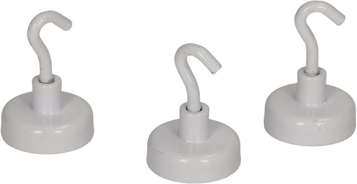 Image du produit BoOffice Aimants av.crochet blanc 25mm (3 x)