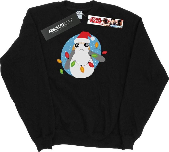 Produktbild Star Wars The Last Jedi Porg Christmas Lights Sweatshirt (XL)