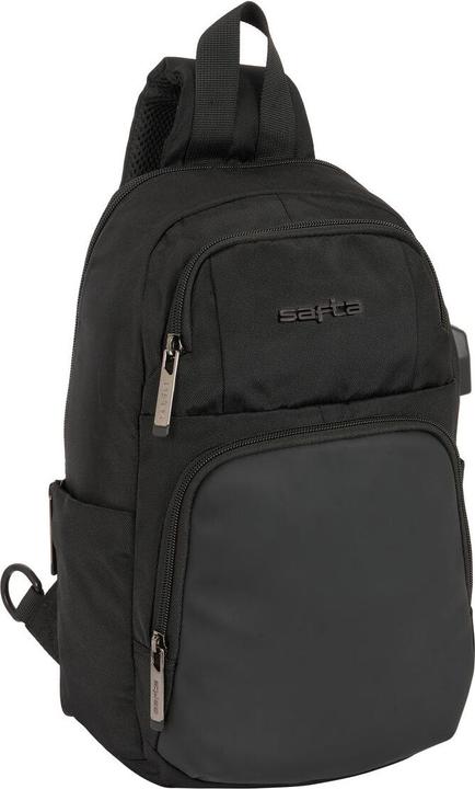 Safta Rucksack Black Schwarz 18 x 34 x 12 cm (12 l)