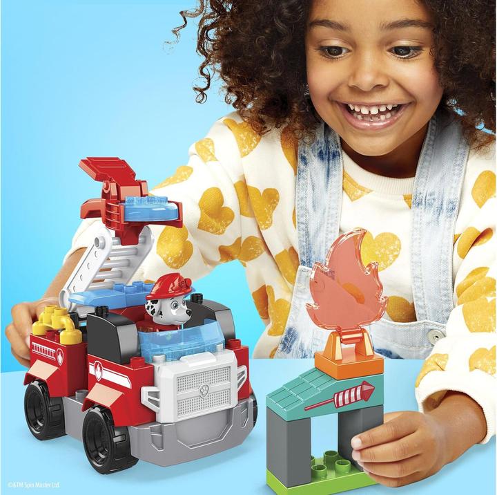 Actual product image Mega Bloks Paw Patrol Marshall Set