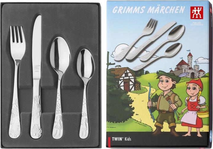 Produktbild Zwilling Kinderbesteck Grimms Märchen 4 Stück.