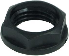 Produktbild Aquatuning Kunststoffmutter für Durchführung M16, (8 bis 10mm)