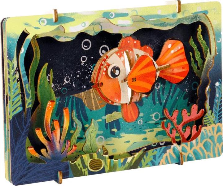 Produktbild Escape Welt Clownfisch - 3D Holzmodell (22 Teile)