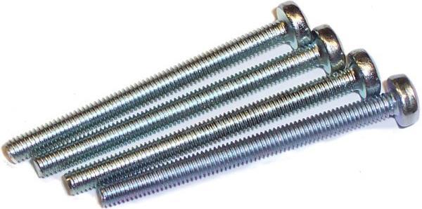 Actual product image Aquatuning Screws M3 x 35mm head (4 pieces)