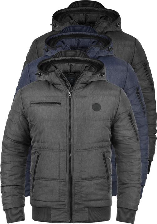 Image du produit Blend Boris Teddy Veste D'Hiver Avec Peau De Mouton Blouson D'Extérieur Pour Homme À Capuche (XL)