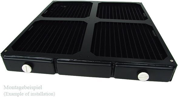 Immagine prodotto Phobya Nova Fan Shroud 4x180mm Nero, (365 x 360 x 2mm)