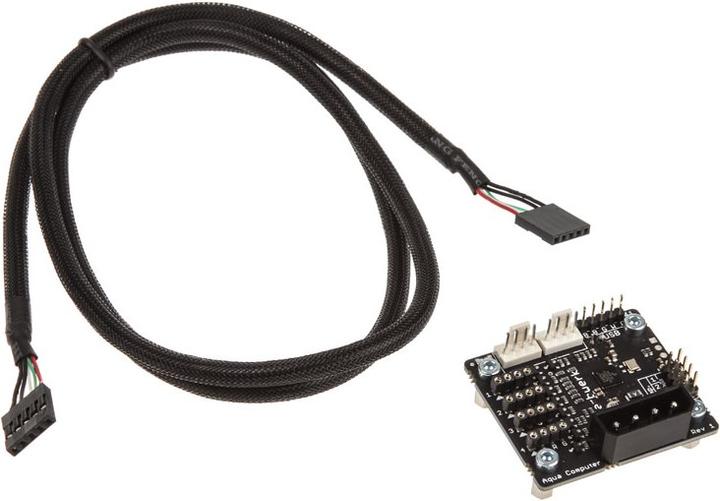 Actual product image Aqua Computer farbwerk four-channel RGB controller (5 Fan)