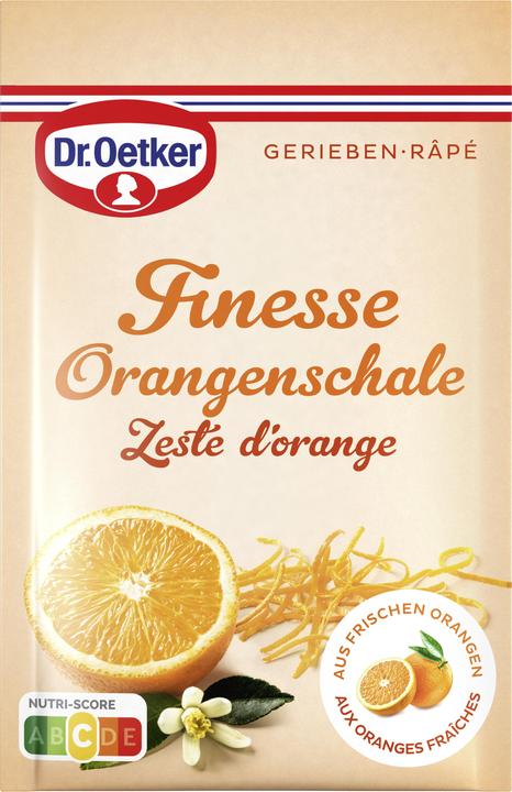 Actual product image Dr. Oetker Finesse Grated orange peel 18 g (60 g)