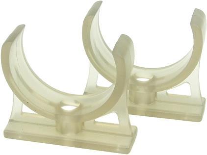 Produktbild Alphacool Cape Coolplex Halterung aus Plexiglas 2x Stück 50mm