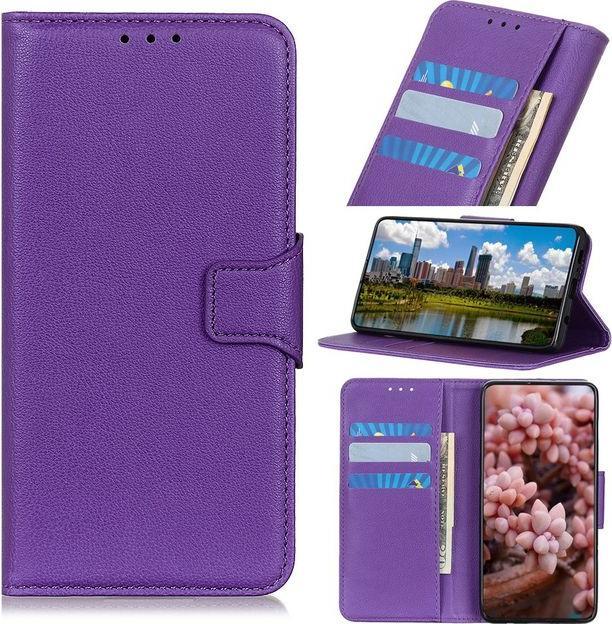 Actual product image MU Classic Litchi Leather Bookcover Series (Motorola Edge)
