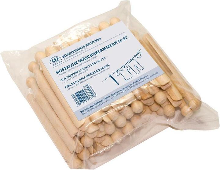 Produktbild Bürstenhaus Redecker Redecker Sturmwäscheklammern 50 Stck