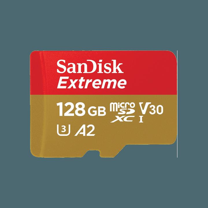 Immagine prodotto SanDisk Extreme UHS-I V30 (128 GB, microSDXC, U3, UHS-I)