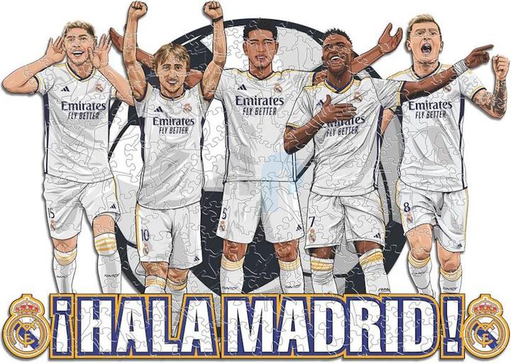 Image du produit Iconic Real Madrid CF - 5 joueurs - puzzle en bois taille M (270 pièces) (270 pièces)