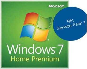 Actual product image Microsoft Windows 7 Home Premium 64bit, OEM/LCP, SP1