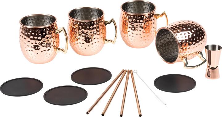 Cocon Tazza da cocktail Moscow Mule 500 ml, 4 pezzi, rame (5 dl, 4 x, Tazza Moscow Mule)
