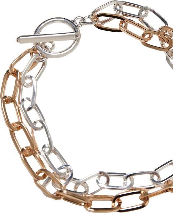 Image du produit Urban Classics Bracelet bicolore en couches (100% fer)