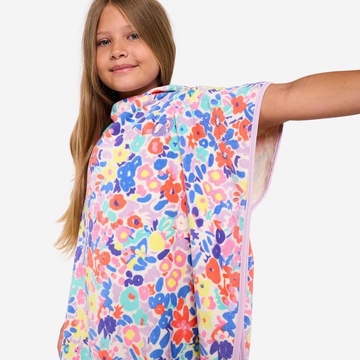 Image du produit Olaian Poncho surf Enfant de 110 à 135 cm - 500 Daisy multicolore (75 x 60 cm)