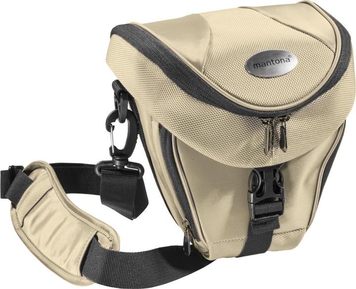 Produktbild mantona Premium Colttasche sand (Kamera Schultertasche, Kamera Bereitschaftstasche, 6.56 l)