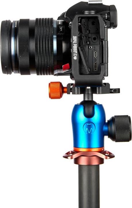 Produktbild 3 Legged Thing OLLIEQD B 90mm Arca L Bracket Dark/Matte Blk for OM System OM 1 / OM 1 Mk II