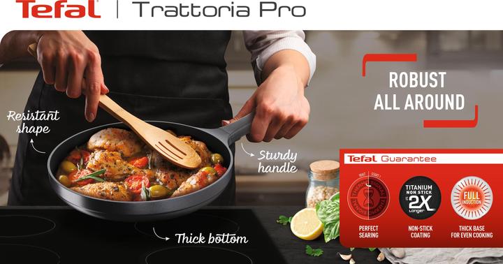 Produktbild Tefal Trattoria Pro Pfanne 28cm (28 cm, Bratpfanne, Aluminium)