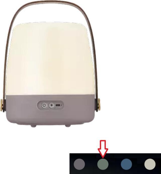 Actual product image Kooduu Speaker lamp lite up JBL mini petroleum (45 lm)