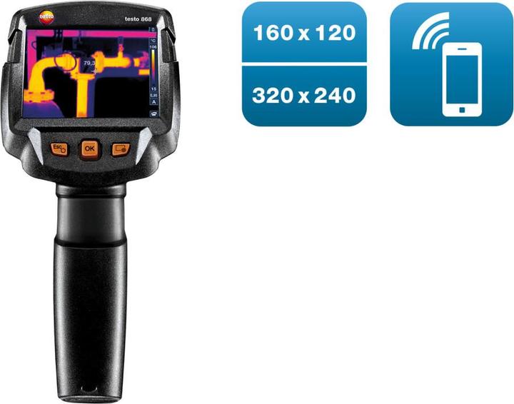 Image du produit Testo 868s - caméra thermique (160 x 120 pixels, APP)