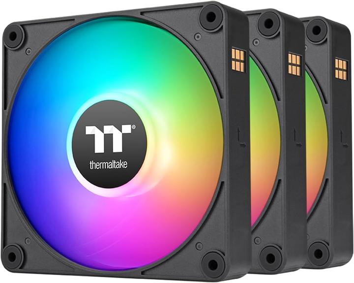 Produktbild Thermaltake PC- GEHÄUSELÜFTER CT120 EX ARGB SYNC 3 FAN BLACK CL-F181-PL12SW-A (120 mm, 3 x)